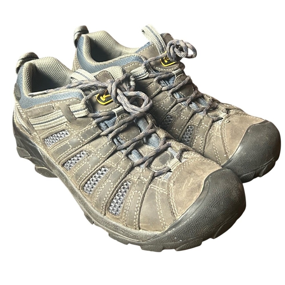 Keen Voyageur Hiking Shoes 7.5 Breathable Leather Outdoor All Terrain Gorpcore